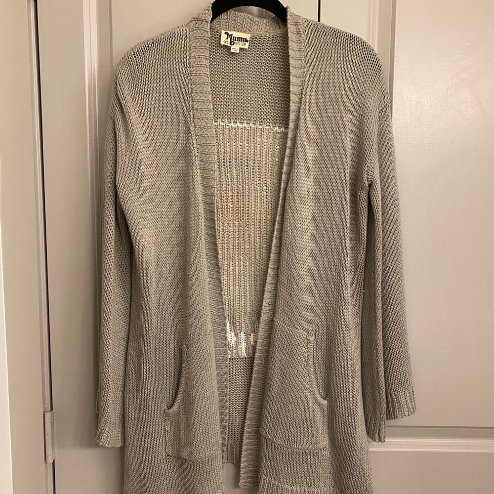 RARE Show Me Your Mumu Easy Ojai Bull Cardigan Sweater Size XS - Picture 8 of 9